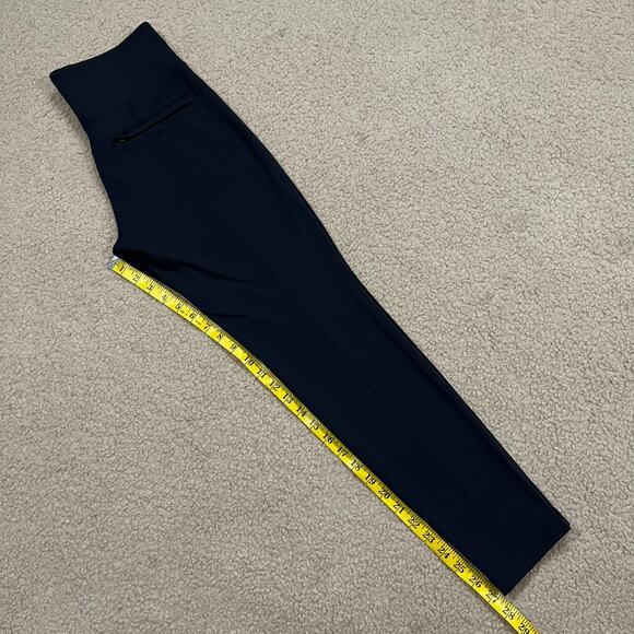 Athleta Delancey Shine Tight Faux Leather Black Size Medium - Picture 8 of 8